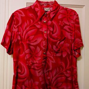 Women's Hawaiian Tiki shirt